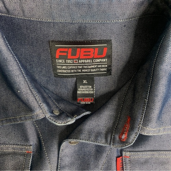Fubu RARE Boiler Suit XL Vintage 1990's Sleeveless Mechanic NWOT Streetwear - Picture 11 of 12